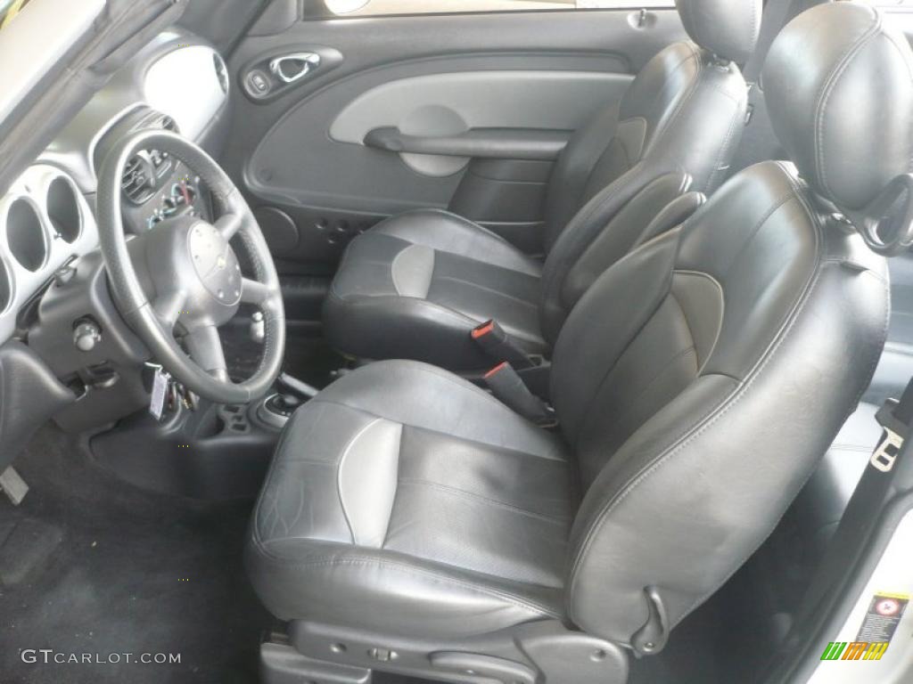 Dark Slate Gray Interior 2005 Chrysler PT Cruiser GT Convertible Photo #46571929