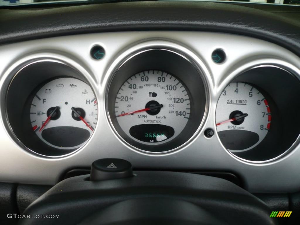 2005 Chrysler PT Cruiser GT Convertible Gauges Photo #46573813
