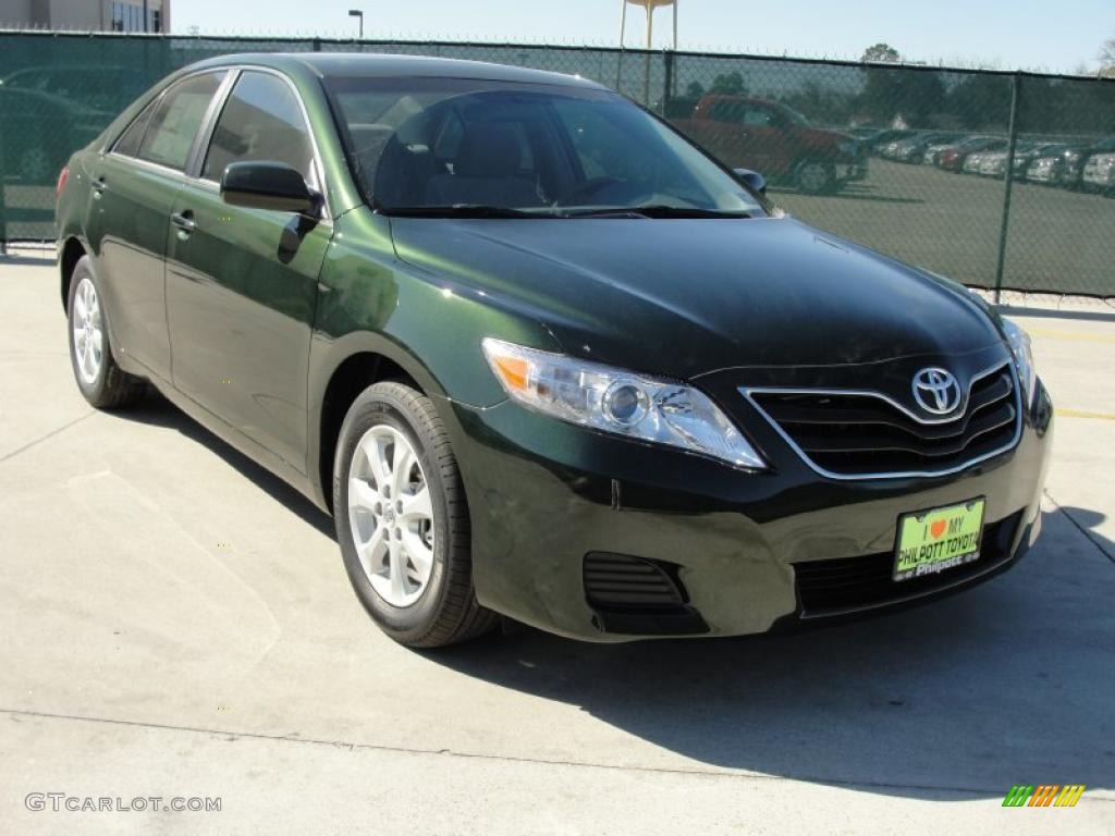 2011 Camry LE - Spruce Green Mica / Ash photo #1