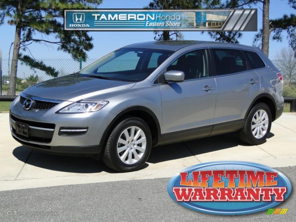 2009 CX-9 Touring AWD - Liquid Silver Metallic / Black photo #1