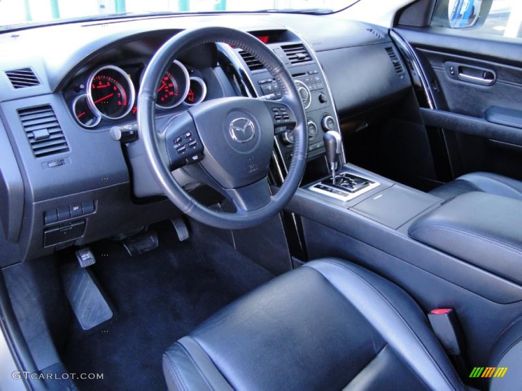 Black Interior 2009 Mazda CX-9 Touring AWD Photo #46575926