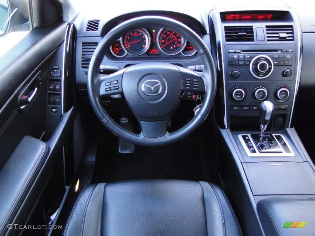 2009 Mazda CX-9 Touring AWD Black Dashboard Photo #46575989