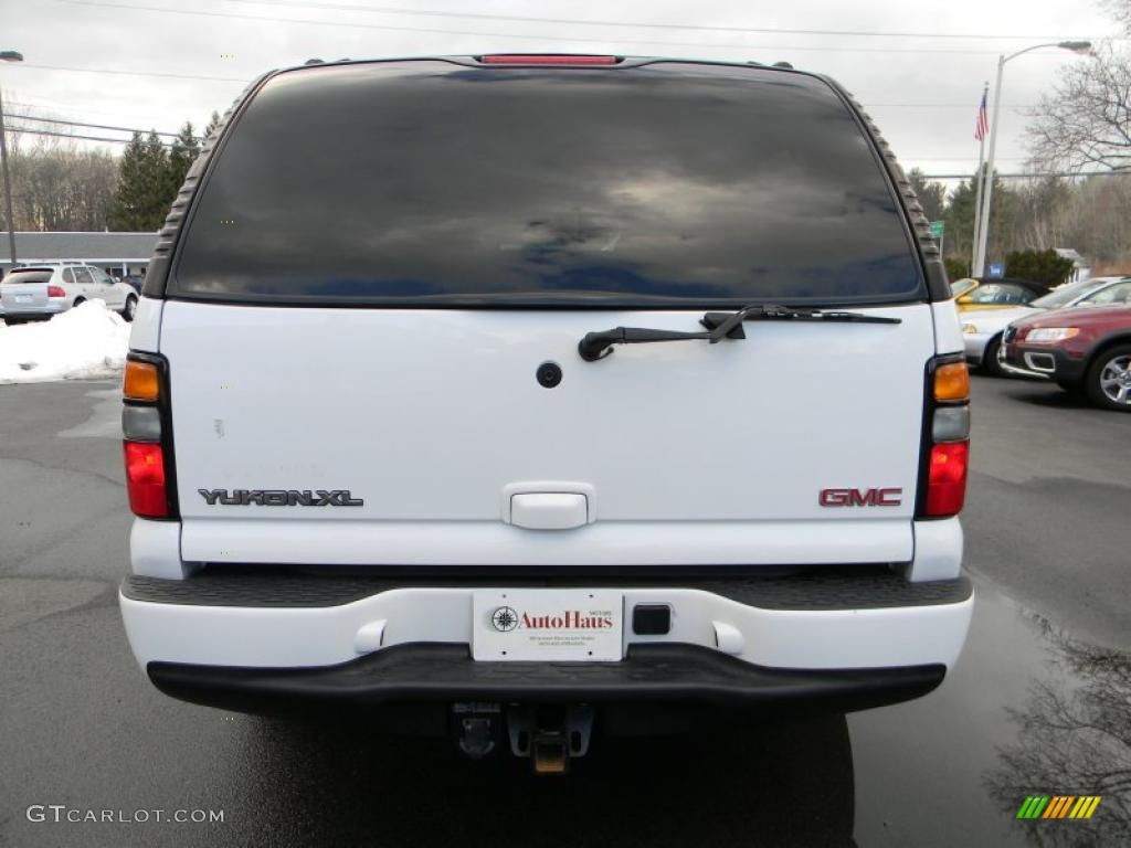 2004 Yukon XL Denali AWD - Summit White / Stone Gray photo #5