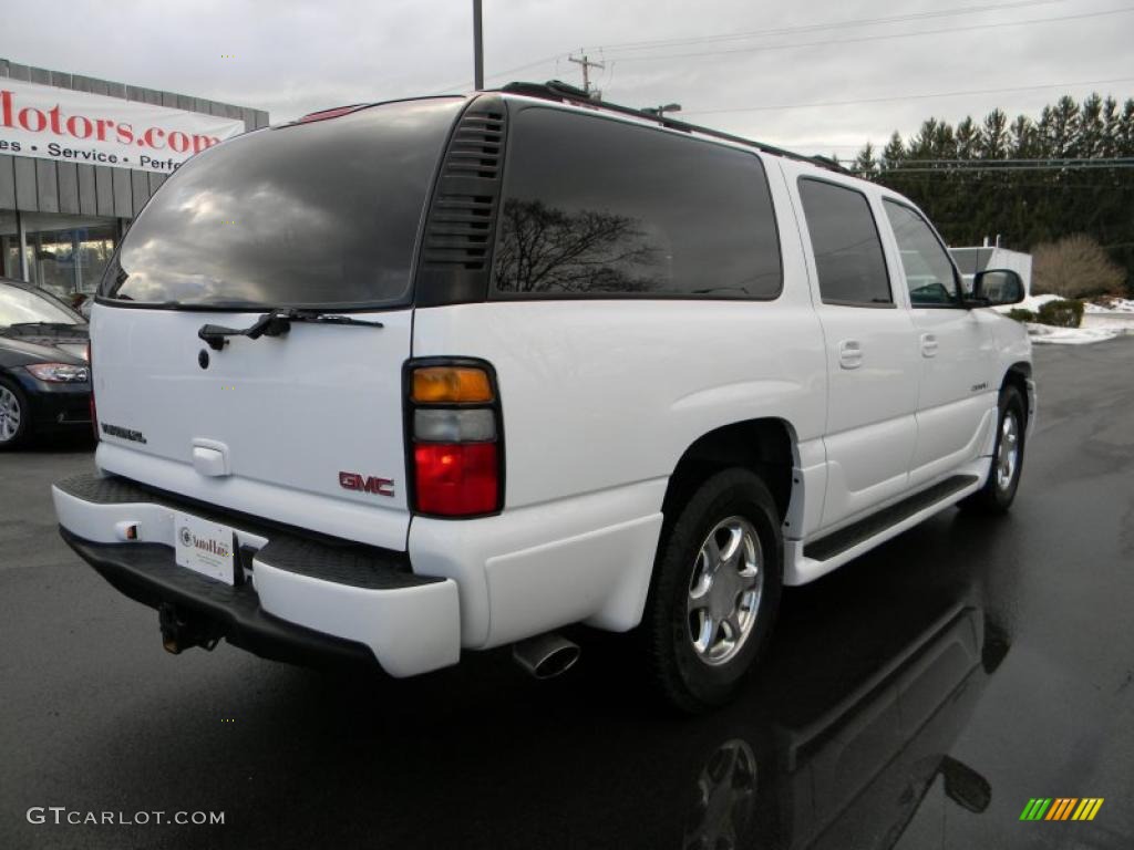 2004 Yukon XL Denali AWD - Summit White / Stone Gray photo #6