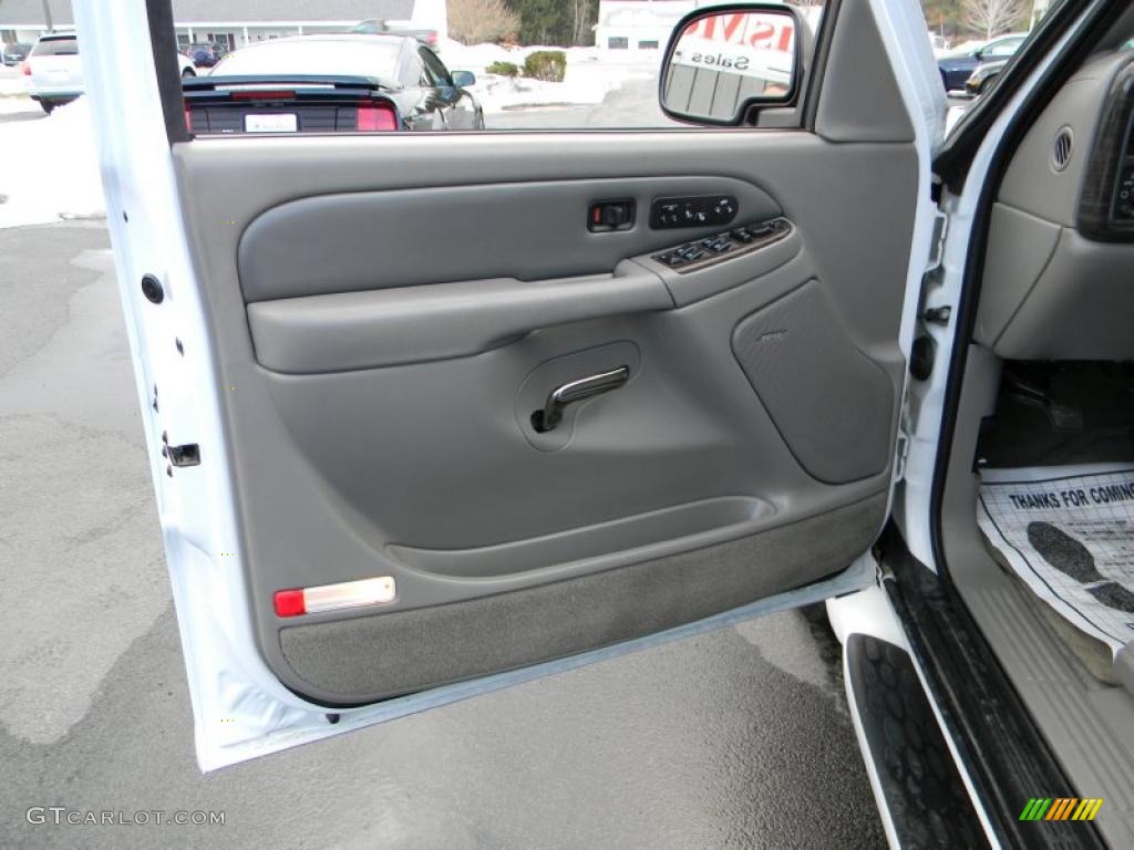 2004 Yukon XL Denali AWD - Summit White / Stone Gray photo #12