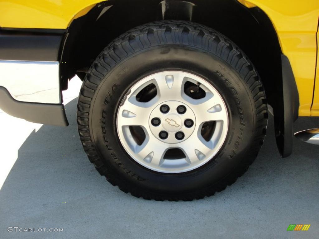 2003 Avalanche 1500 Z71 4x4 - Yellow / Dark Charcoal photo #12