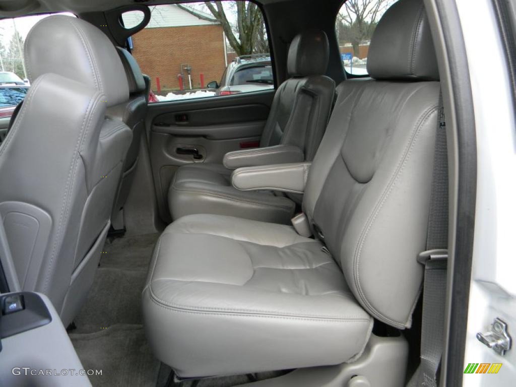 2004 Yukon XL Denali AWD - Summit White / Stone Gray photo #24