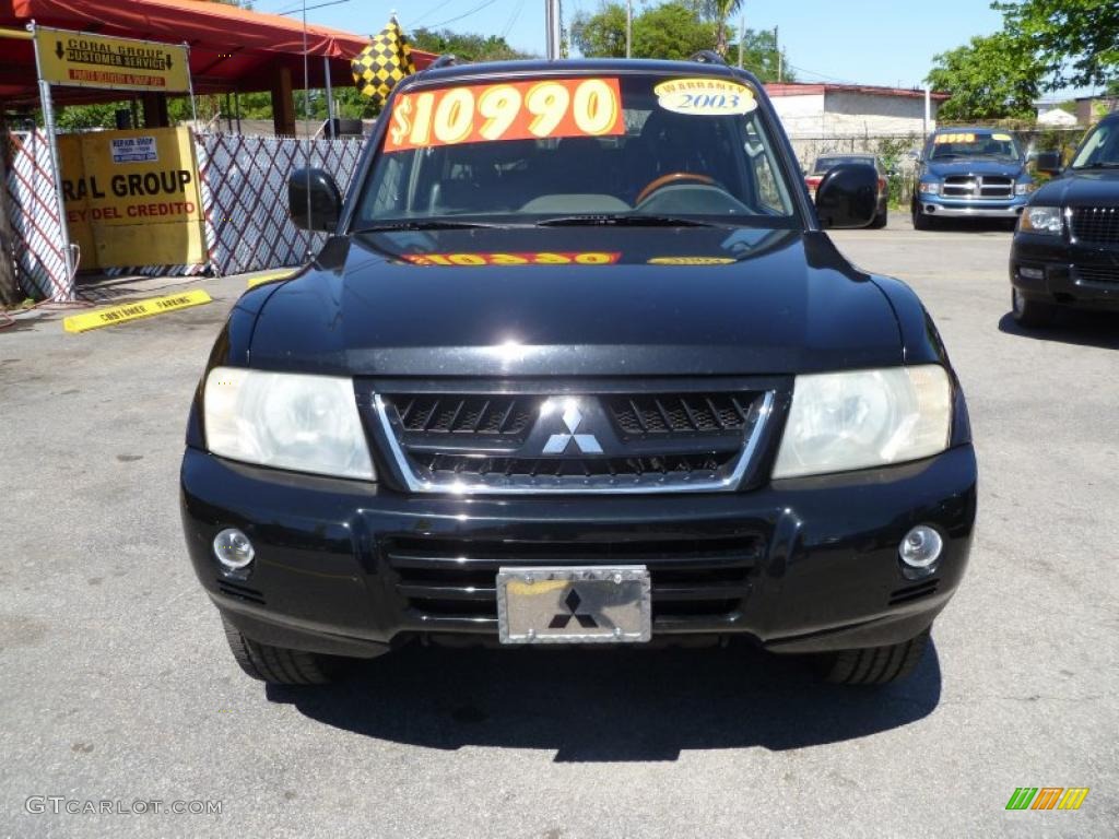 2003 Montero Limited 4x4 - Solano Black Pearl / Charcoal photo #2