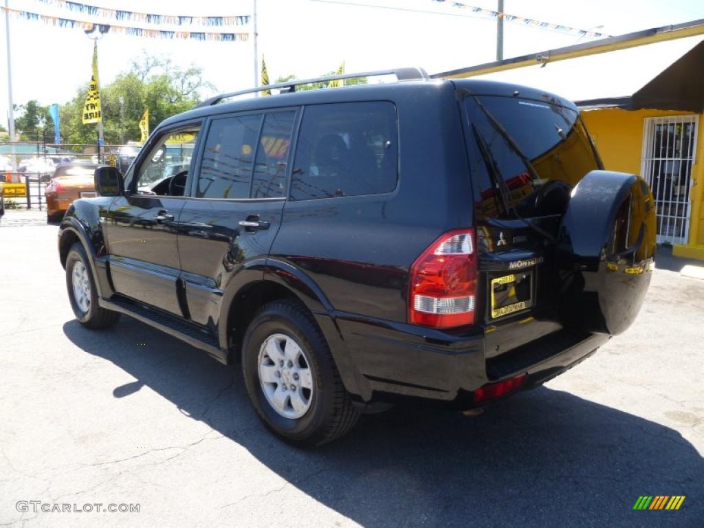 2003 Montero Limited 4x4 - Solano Black Pearl / Charcoal photo #4
