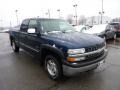 2001 Indigo Blue Metallic Chevrolet Silverado 1500 LS Extended Cab 4x4  photo #5