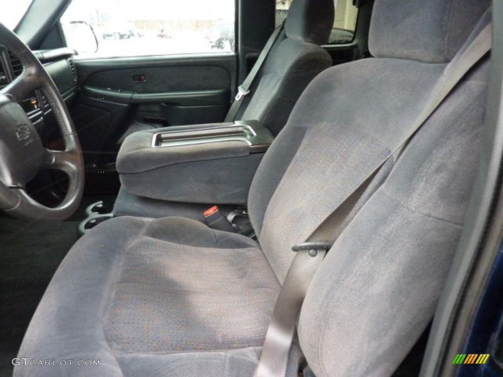Graphite Interior 2001 Chevrolet Silverado 1500 LS Extended Cab 4x4 Photo #46579934