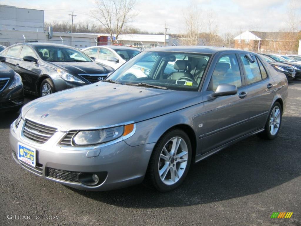 2007 9-5 Aero Sedan - Titan Gray Metallic / Granite Gray photo #1