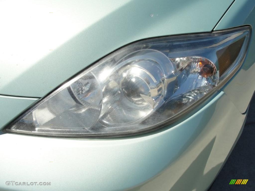 2006 MAZDA5 Sport - Stellar Silver Mica / Black photo #10