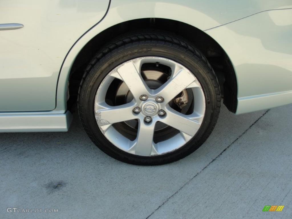 2006 MAZDA5 Sport - Stellar Silver Mica / Black photo #14