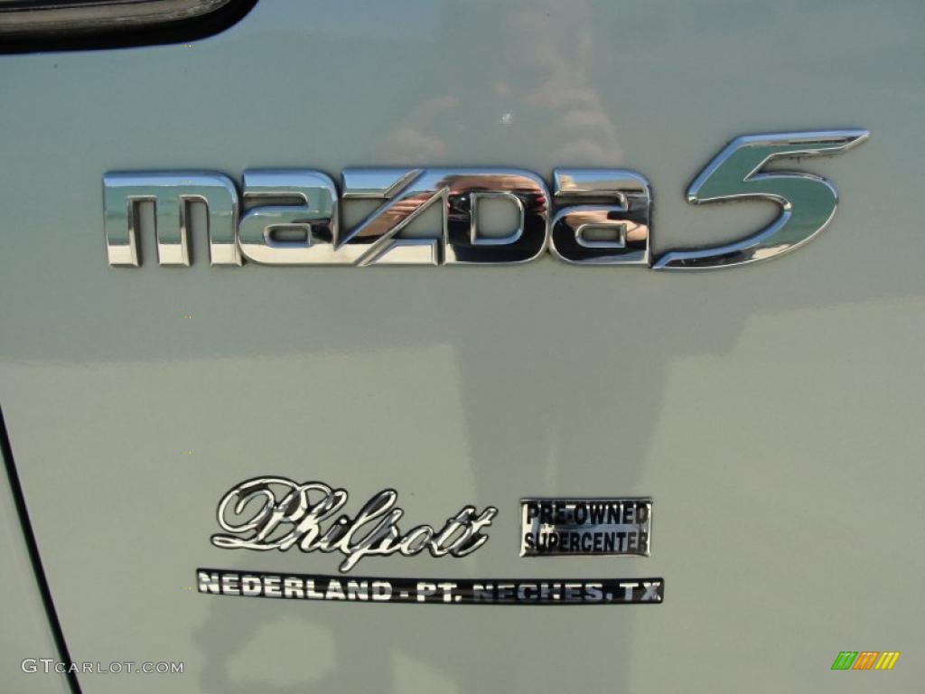 2006 MAZDA5 Sport - Stellar Silver Mica / Black photo #22