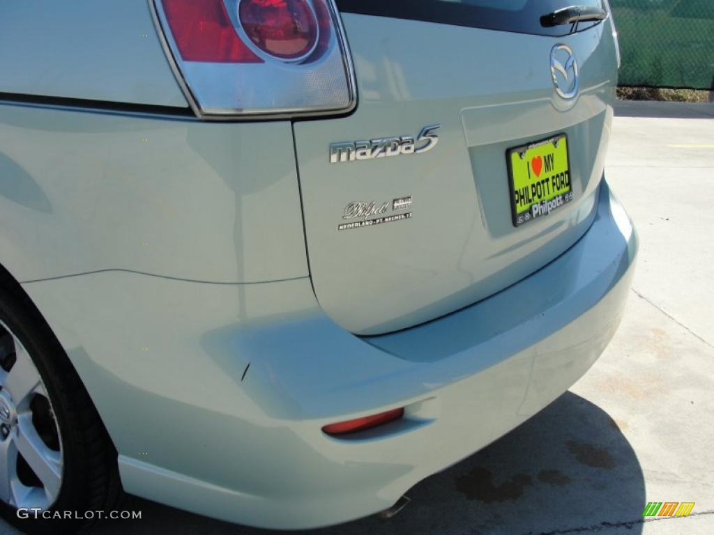 2006 MAZDA5 Sport - Stellar Silver Mica / Black photo #24