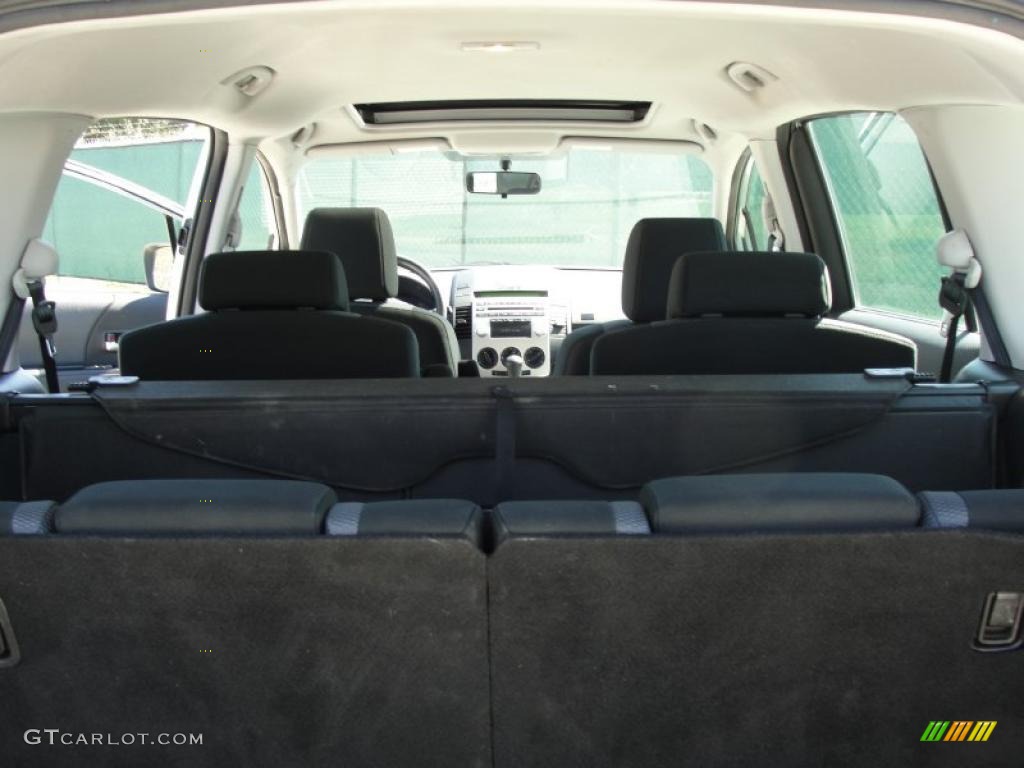 2006 MAZDA5 Sport - Stellar Silver Mica / Black photo #33