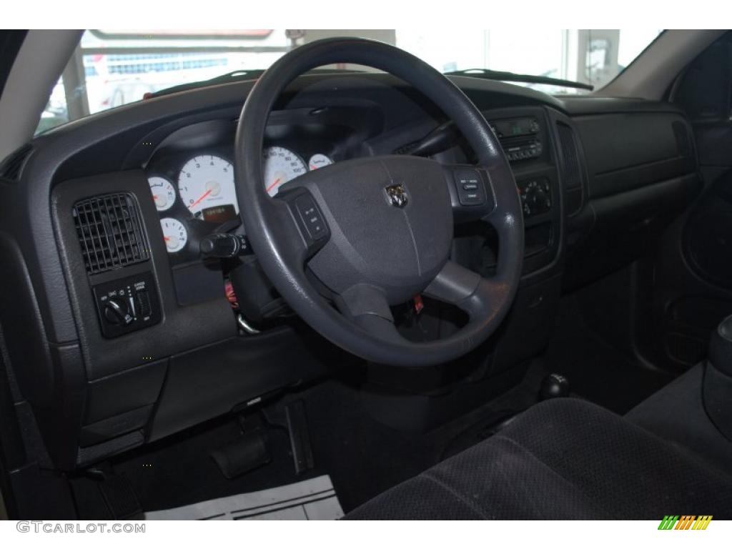 2004 Ram 1500 ST Quad Cab 4x4 - Light Almond Pearl / Dark Slate Gray photo #10