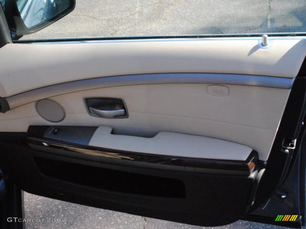 2008 7 Series 750Li Sedan - Michigan Blue Metallic / Cream Beige photo #4