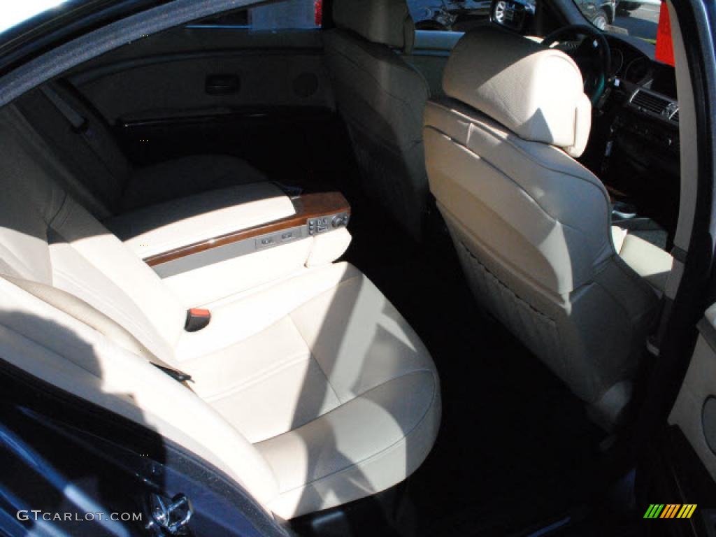 2008 7 Series 750Li Sedan - Michigan Blue Metallic / Cream Beige photo #5