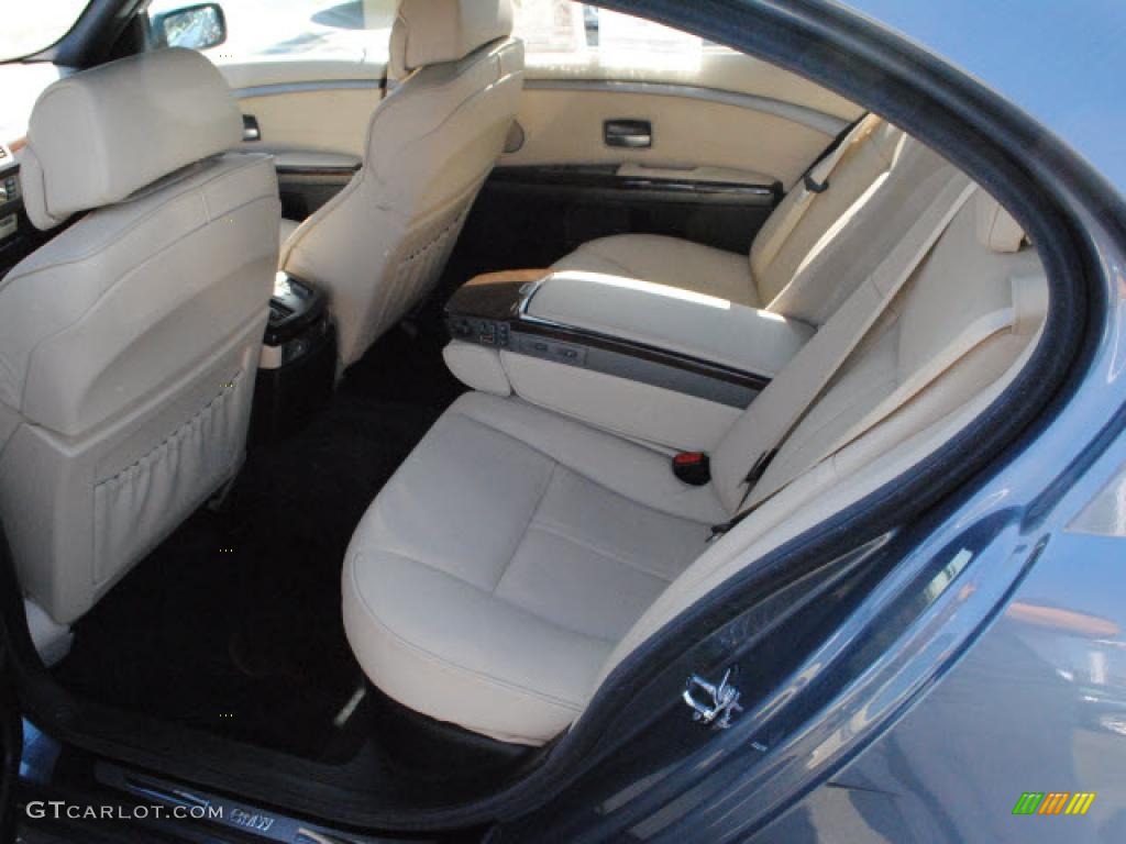 2008 7 Series 750Li Sedan - Michigan Blue Metallic / Cream Beige photo #11