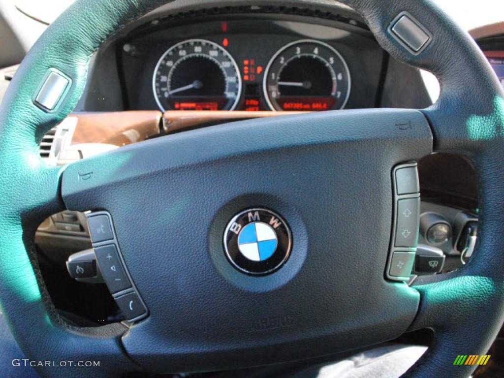 2008 7 Series 750Li Sedan - Michigan Blue Metallic / Cream Beige photo #18