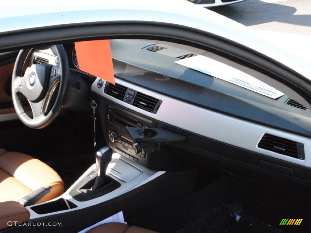 2008 3 Series 335i Coupe - Alpine White / Saddle Brown/Black photo #4