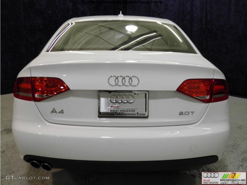 2011 A4 2.0T Sedan - Ibis White / Black photo #19