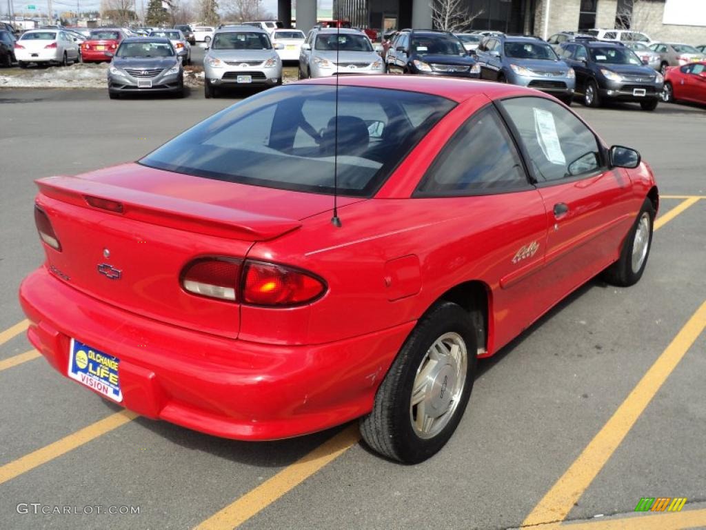 Bright Red 1999 Chevrolet Cavalier RS Coupe Exterior Photo #46583757