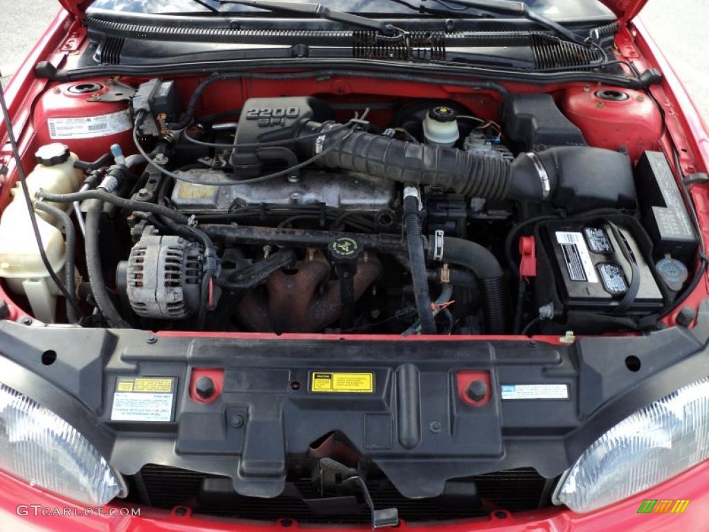 1999 Cavalier RS Coupe - Bright Red / Graphite photo #13