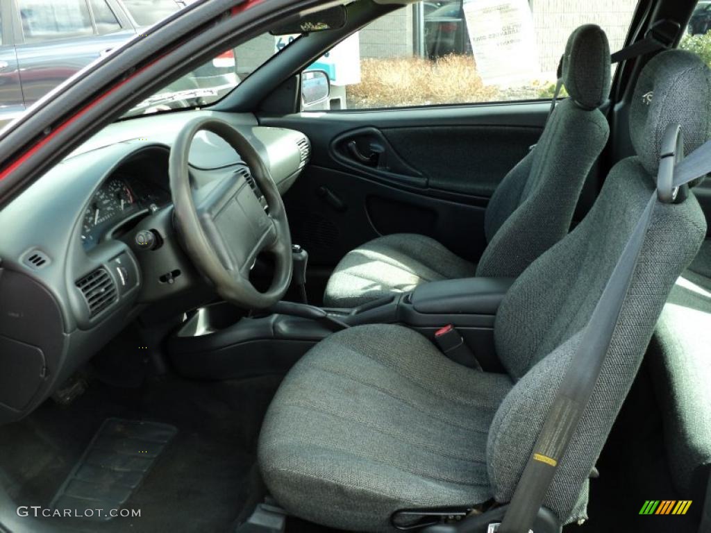 Graphite Interior 1999 Chevrolet Cavalier RS Coupe Photo #46583865