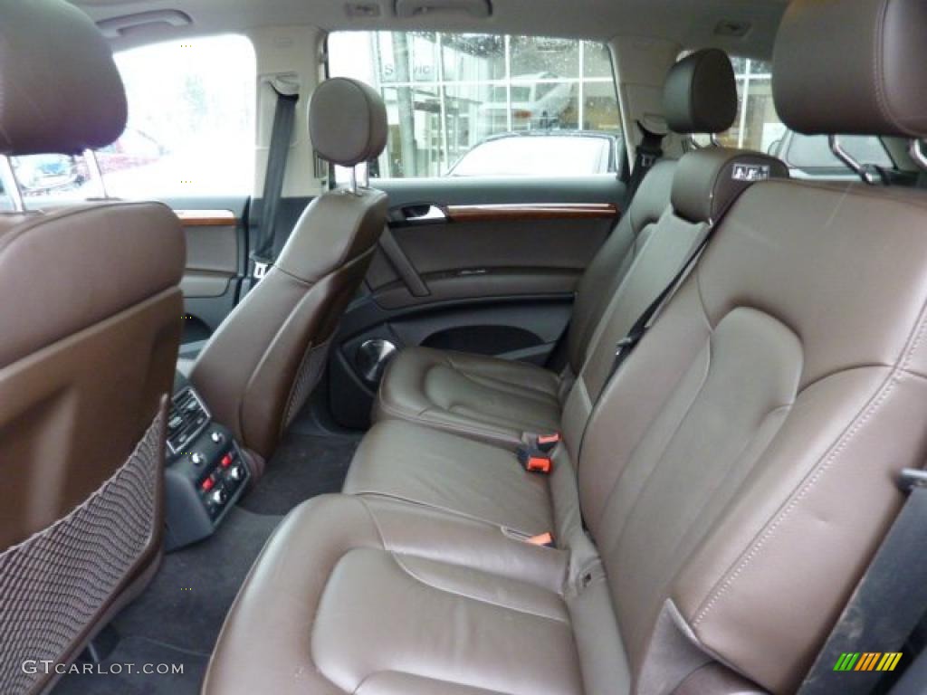 Espresso Brown Interior 2010 Audi Q7 3.0 TDI quattro Photo #46584306