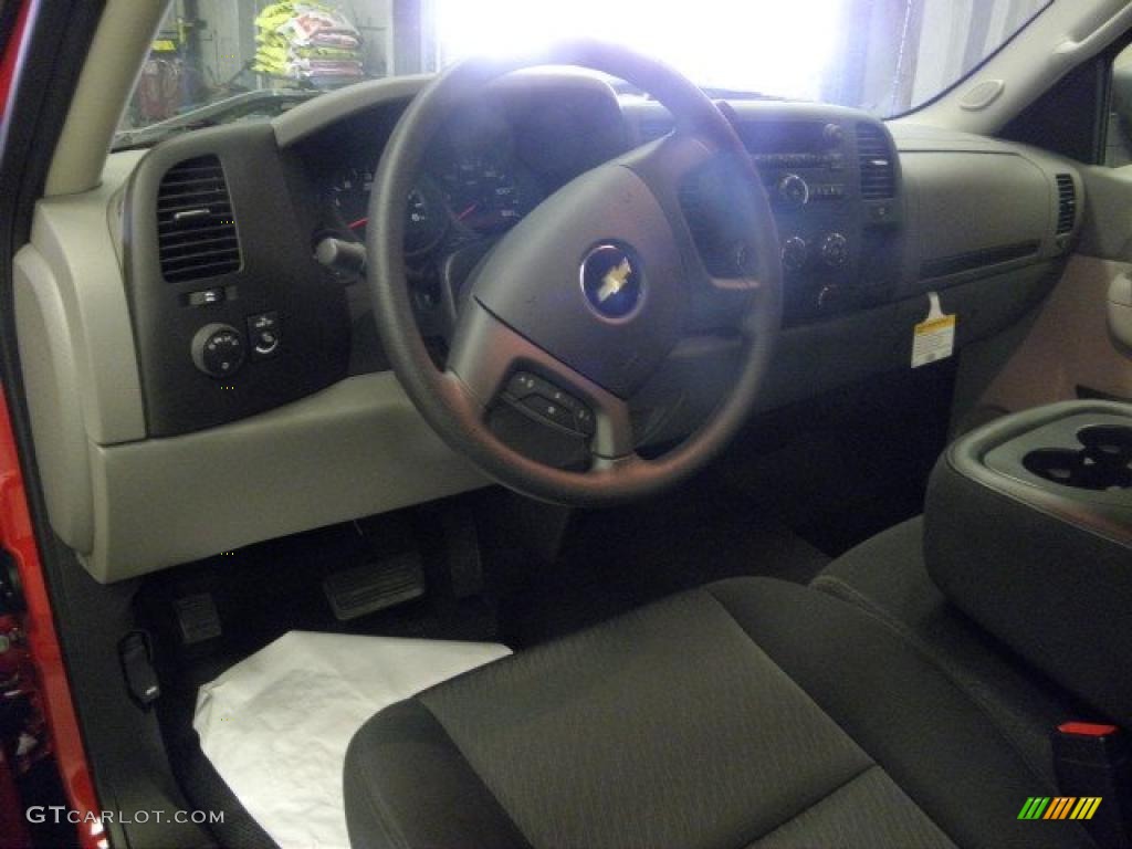 2010 Silverado 1500 Regular Cab - Victory Red / Dark Titanium photo #8