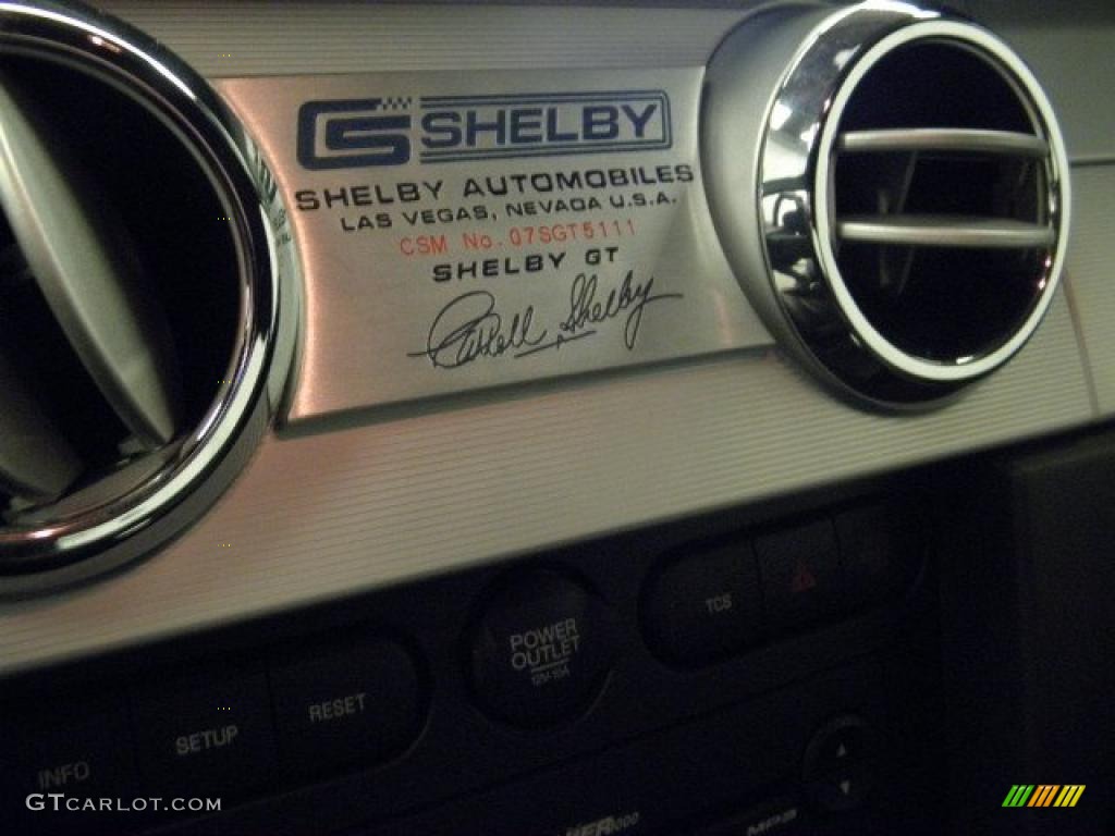 2007 Ford Mustang Shelby GT Coupe Marks and Logos Photo #46585134