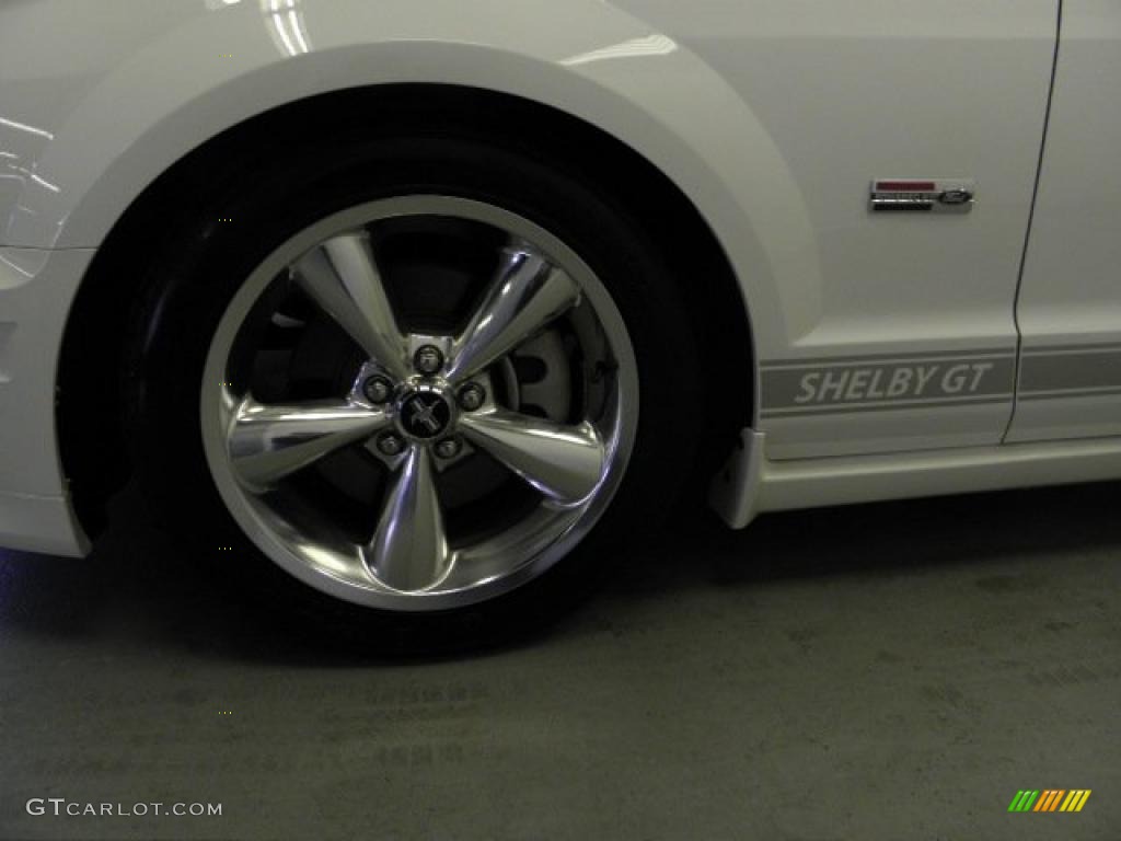 2007 Mustang Shelby GT Coupe - Performance White / Dark Charcoal photo #14