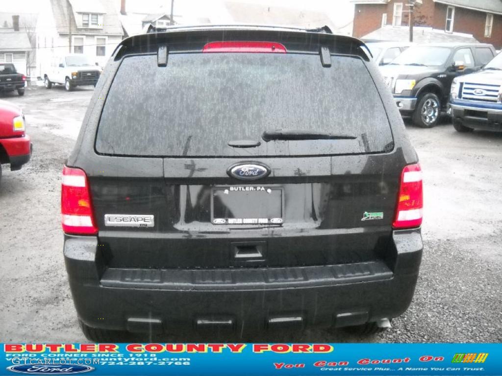 2011 Escape XLT Sport V6 4WD - Tuxedo Black Metallic / Charcoal Black photo #4