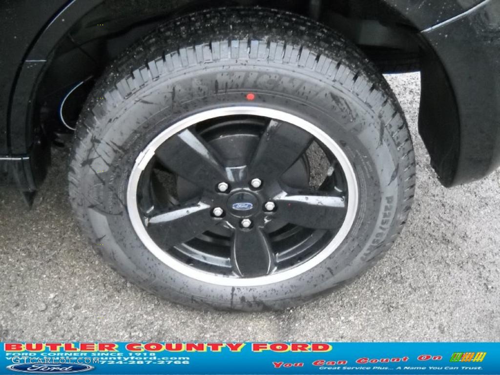 2011 Escape XLT Sport V6 4WD - Tuxedo Black Metallic / Charcoal Black photo #15