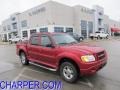 Red Fire Metallic 2004 Ford Explorer Sport Trac Adrenalin 4x4