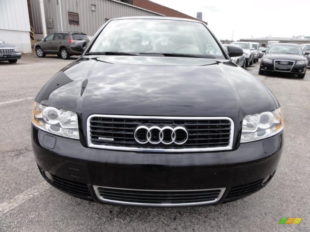 Brilliant Black 2004 Audi A4 3.0 quattro Sedan Exterior Photo #46588521