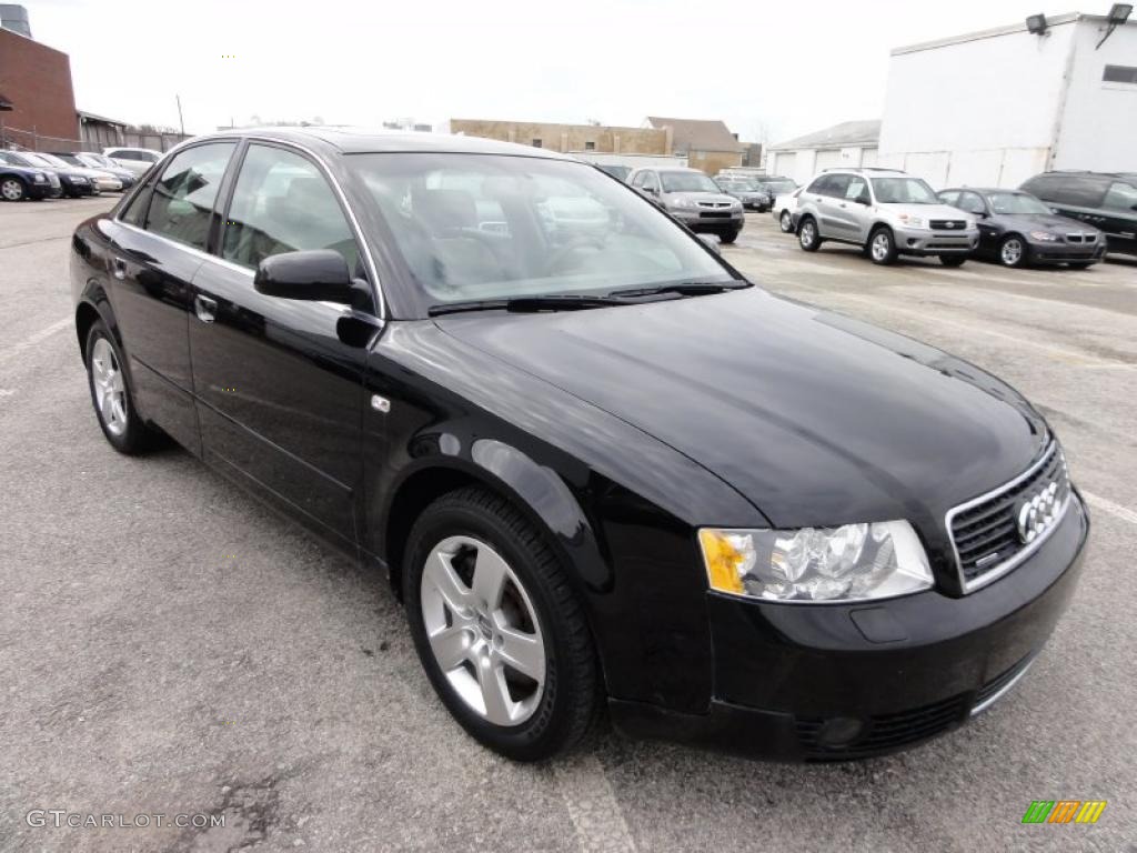 Brilliant Black 2004 Audi A4 3.0 quattro Sedan Exterior Photo #46588527