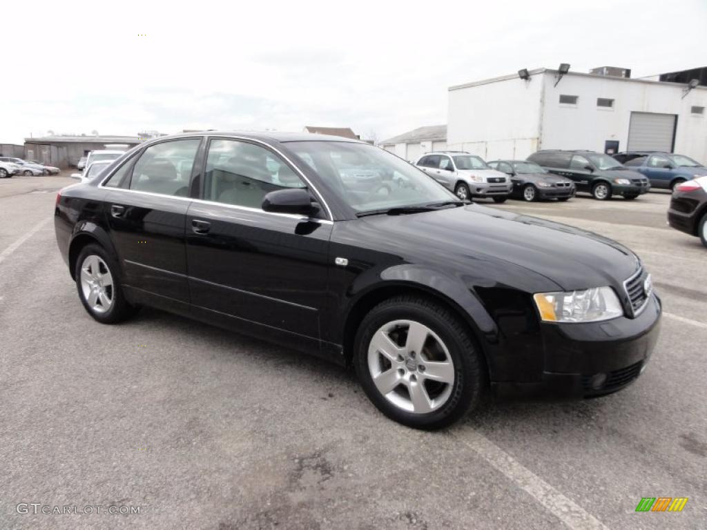 Brilliant Black 2004 Audi A4 3.0 quattro Sedan Exterior Photo #46588542