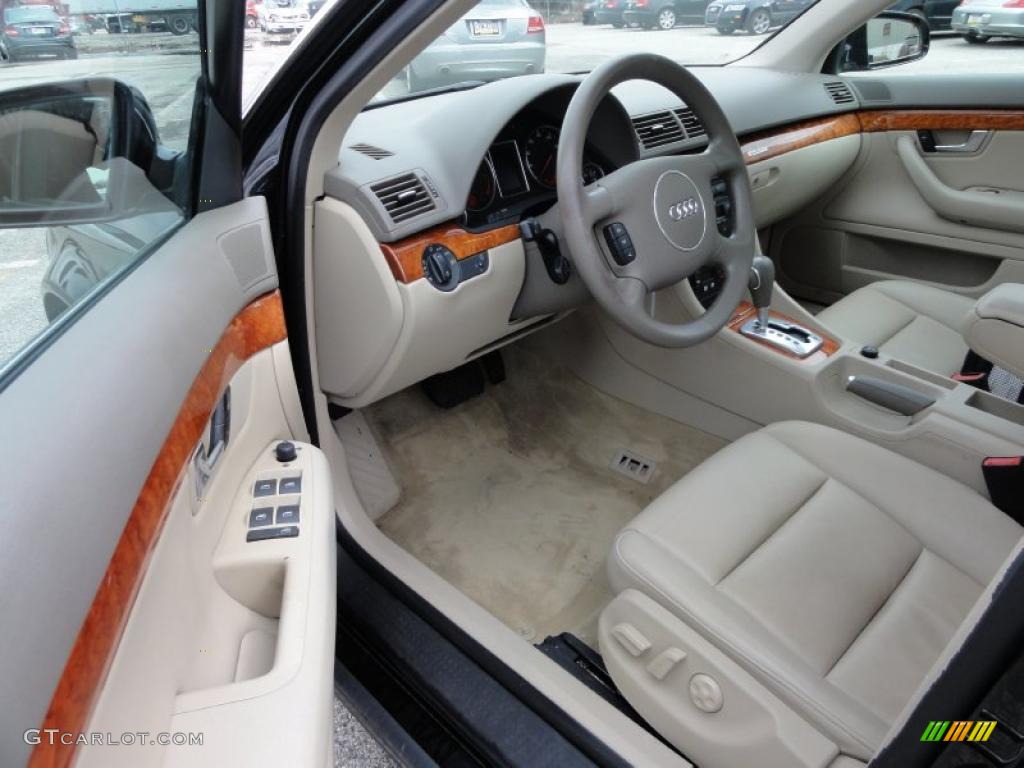 Beige Interior 2004 Audi A4 3.0 quattro Sedan Photo #46588584
