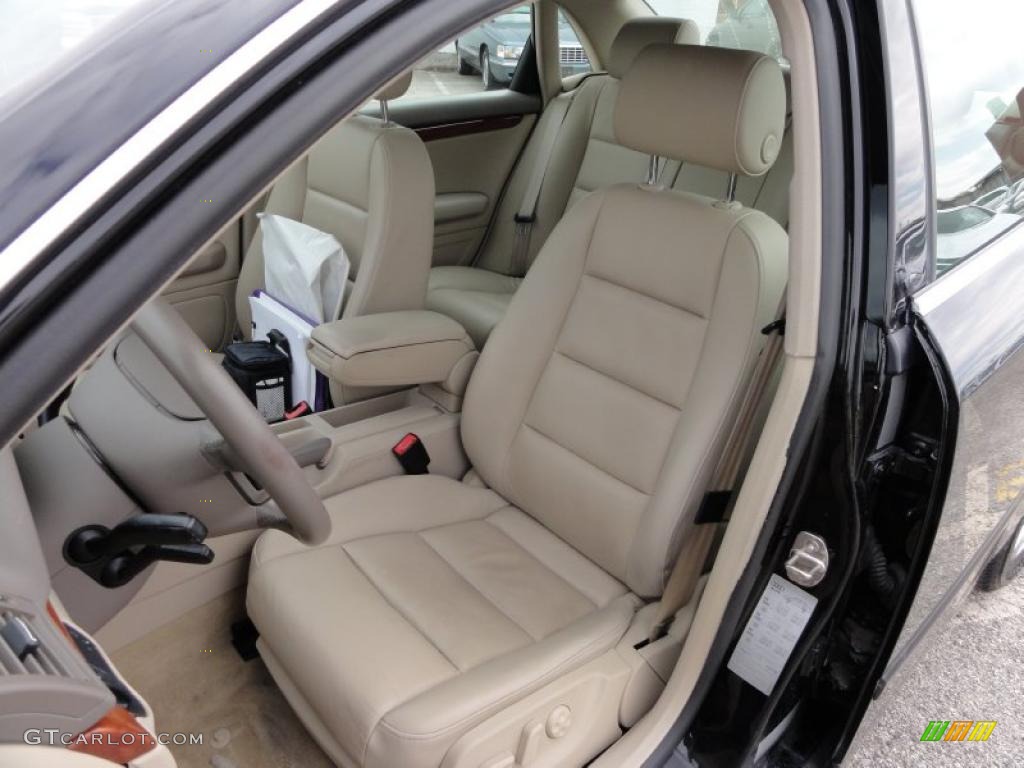 Beige Interior 2004 Audi A4 3.0 quattro Sedan Photo #46588608