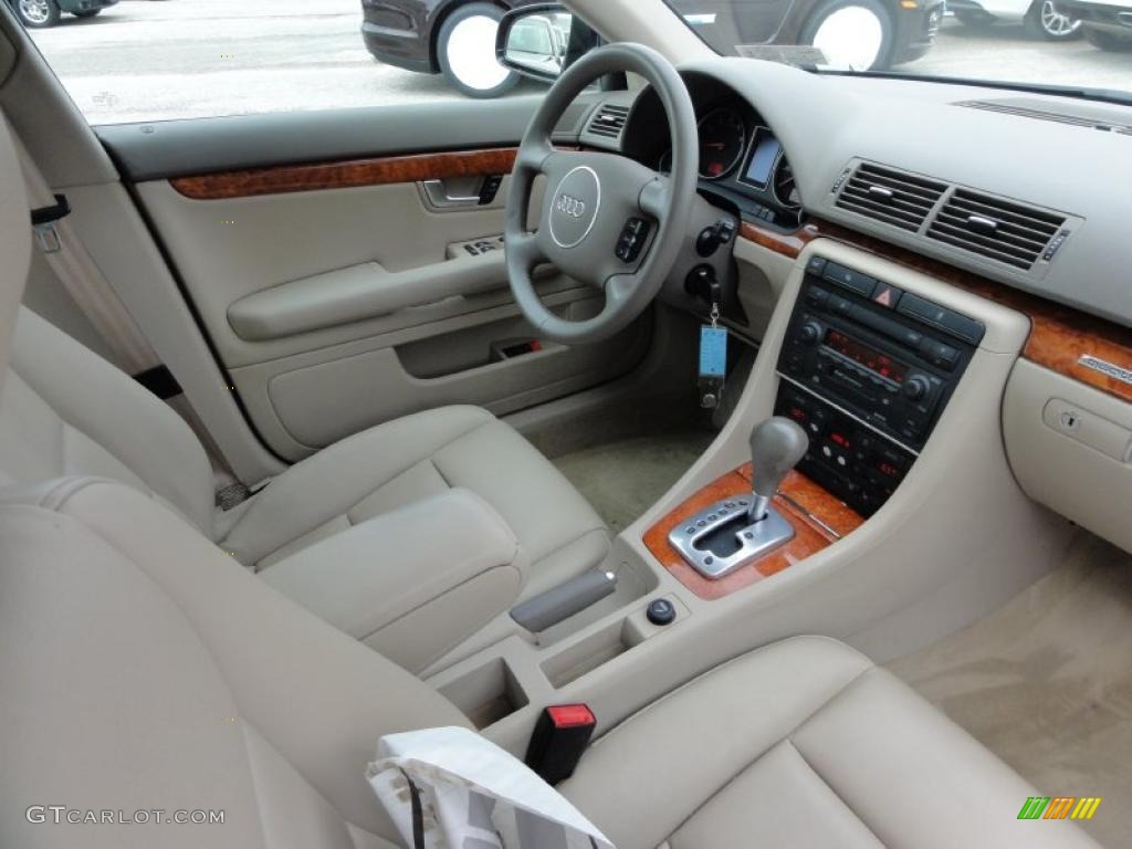 Beige Interior 2004 Audi A4 3 0 Quattro Sedan Photo