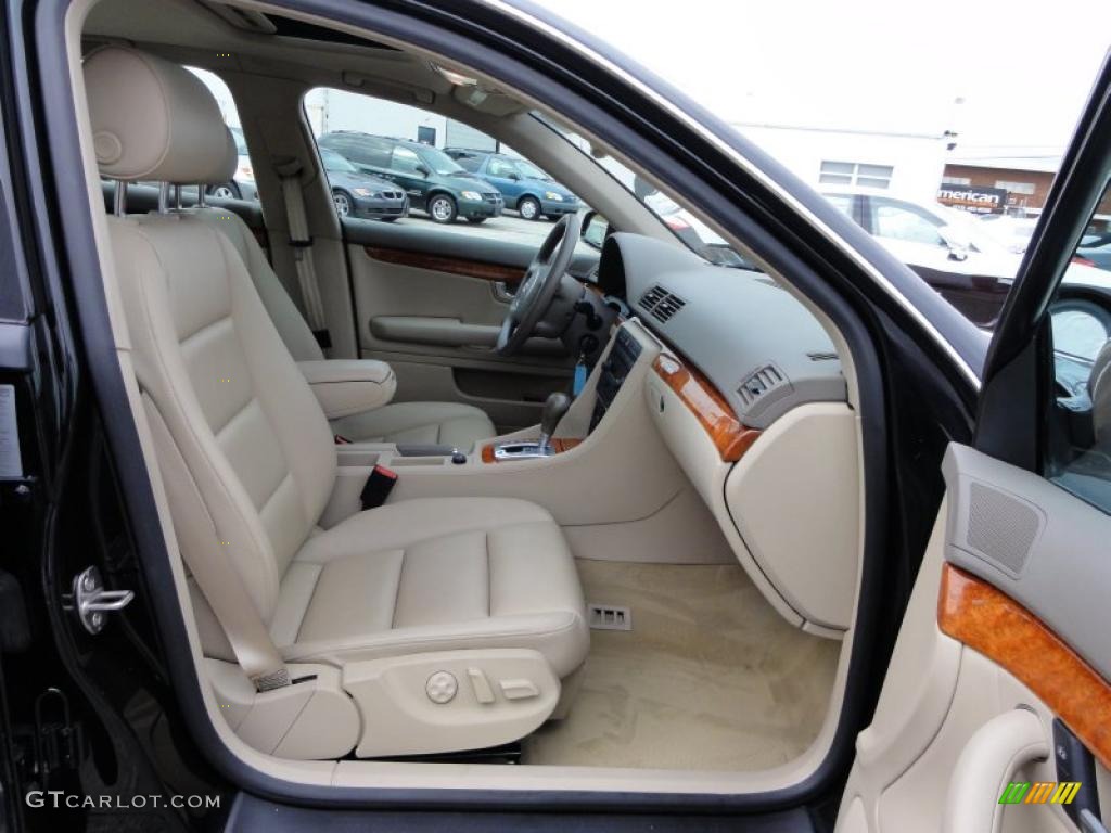 Beige Interior 2004 Audi A4 3.0 quattro Sedan Photo #46588623