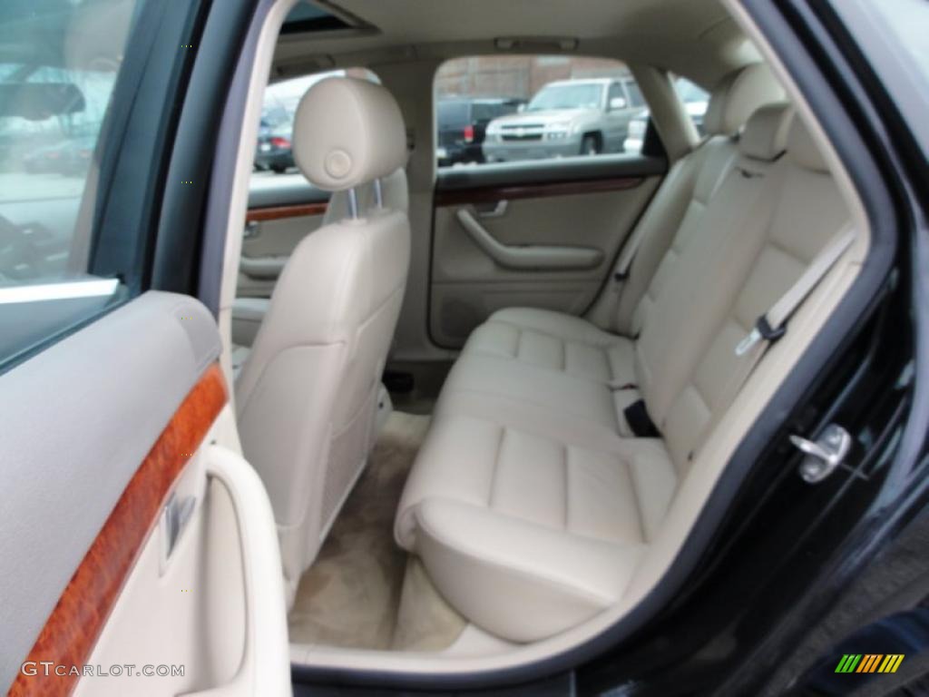 Beige Interior 2004 Audi A4 3.0 quattro Sedan Photo #46588650