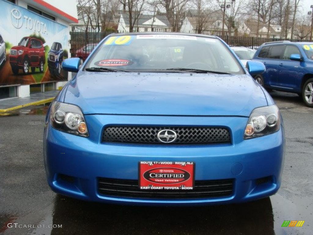 2010 tC Release Series 6.0 - Speedway Blue Metallic / Color Tuned Black/Blue photo #2