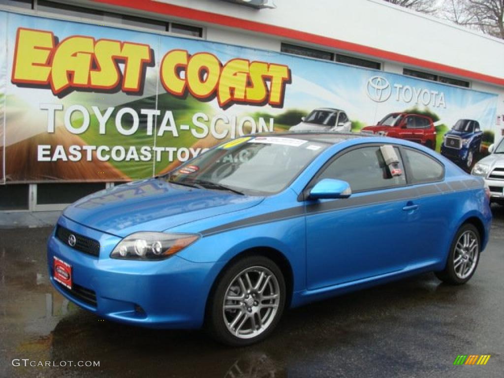 2010 tC Release Series 6.0 - Speedway Blue Metallic / Color Tuned Black/Blue photo #3