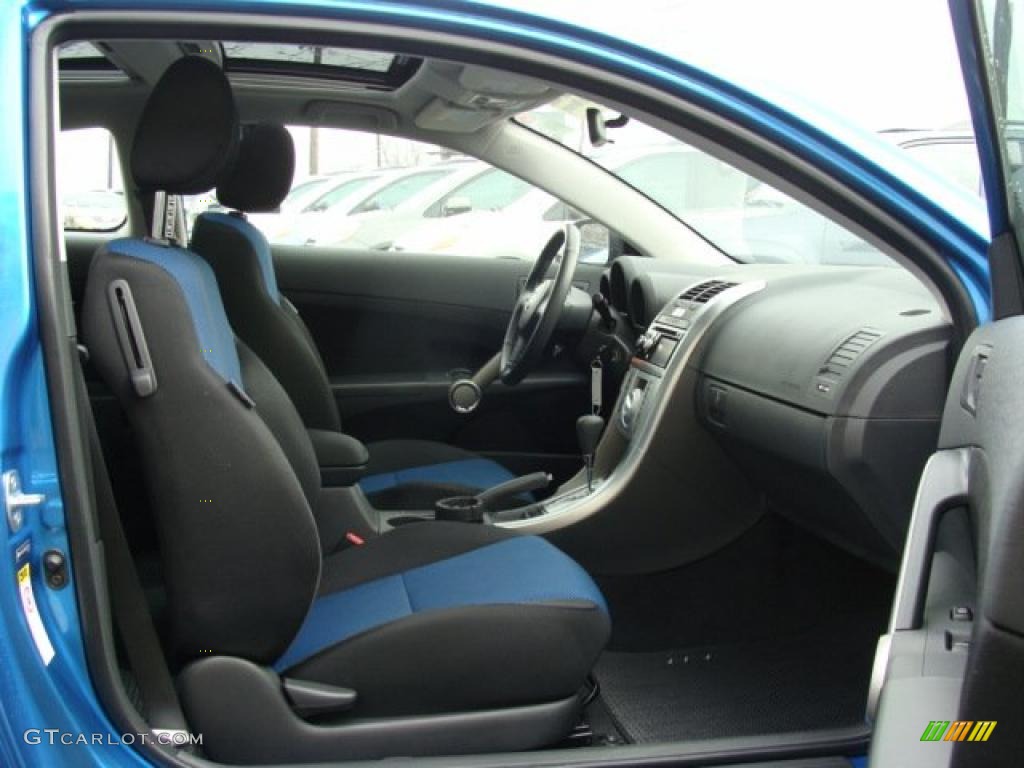 Color Tuned Black/Blue Interior 2010 Scion tC Release Series 6.0 Photo #46588791