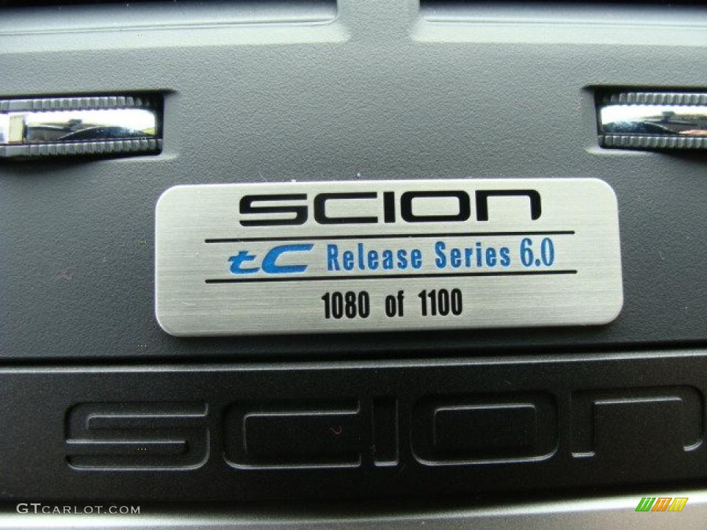 2010 Scion tC Release Series 6.0 Info Tag Photos
